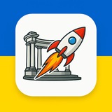 Логотип телеграм спільноти - Полтава | Де Ракета ?🚀