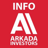 Логотип телеграм спільноти - INFO. Arkada Investors