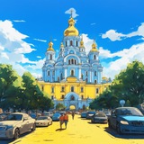 Логотип телеграм спільноти - Український погляд