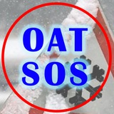Логотип телеграм спільноти - ОАТ. Екстрені повідомлення.
