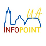 Логотип телеграм спільноти - Infopoint im Ukraine-Haus