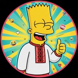 Telegram community logo — Меми українською