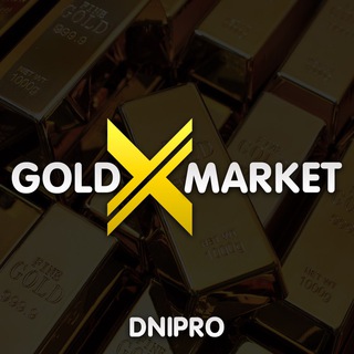 Логотип телеграм спільноти - «GOLD X MARKET» ДНІПРО