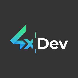 Telegram community logo — 4xDev Company