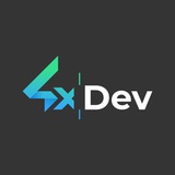 Logo de la comunidad de Telegram — 4xDev Company