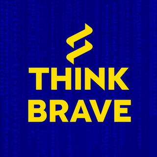 Telegram community logo — Think brave