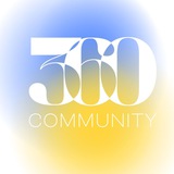 Logo de la comunidad de Telegram — Community 360 Barcelona