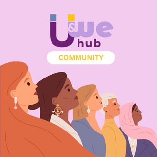 Logo de la comunidad de Telegram — Спільнота U&amp;WE HUB
