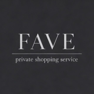 Logo de la comunidad de Telegram — FAVE fashion • Buying Service