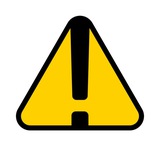 Telegram community logo — Warning