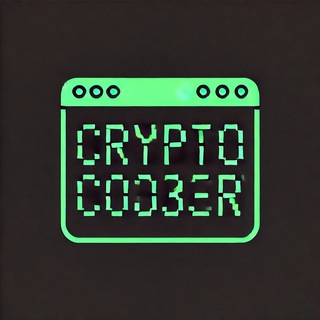 Логотип телеграм спільноти - CRYPTO CODER