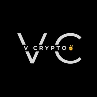 Логотип телеграм спільноти - V CRYPTO ✌🏻
