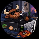 Логотип телеграм спільноти - Bull на ринку