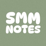 Логотип телеграм спільноти - SMM notes