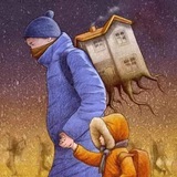 Логотип телеграм спільноти - ПСИХОЛОГІЯ ЕМІГРАЦІЇ
