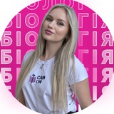 Логотип телеграм спільноти - НМТ БІОЛОГІЯ 2027 | МАША CAM ON