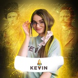 Логотип телеграм спільноти - КEVIN українська мова ЗНО І НМТ 🚀 Українська з Дашею