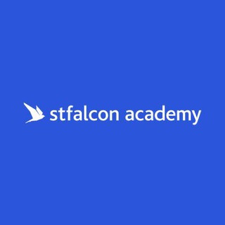 Логотип телеграм спільноти - ІТ Академія від Stfalcon