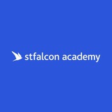 Логотип телеграм спільноти - ІТ Академія від Stfalcon
