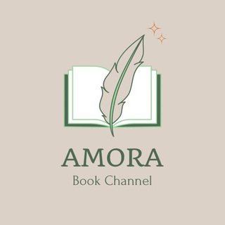 Логотип телеграм спільноти - Книжкова поличка • Amora