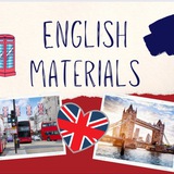 Logo de la comunidad de Telegram — ENGLISH MATERIALS