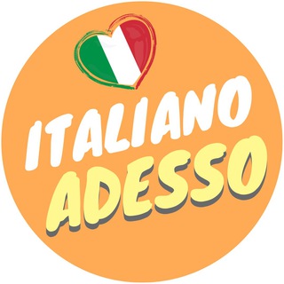 Логотип телеграм спільноти - Italiano Adesso - Італійська мова Adesso