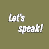 Logo de la comunidad de Telegram — Let‘s speak!