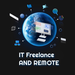 Telegram community logo — IT freelance and remote