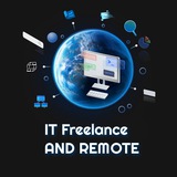 Логотип телеграм спільноти - IT freelance and remote