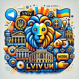 Логотип телеграм спільноти - Львів Робота 🇺🇦 Work Lviv Ua