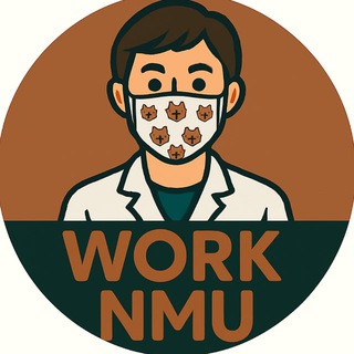 Telegram community logo — WORK.NMU