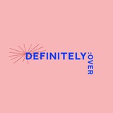 Логотип телеграм спільноти - #DEFINITELYOVER: вакансії в SMM та новини зі світу digital