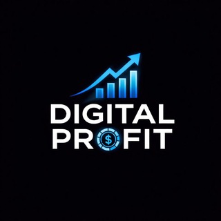 Логотип телеграм спільноти - 𝗗𝗶𝗴𝗶𝘁𝗮𝗹 𝗣𝗿𝗼𝗳𝗶𝘁🚀
