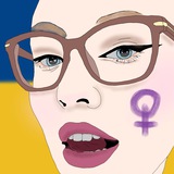 Logo de la comunidad de Telegram — думки укрфем