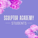 Логотип телеграм спільноти - SCULPTOR ACADEMY