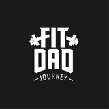 Логотип телеграм спільноти - Fit Dad 2.0