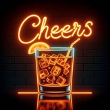 Логотип телеграм спільноти - cheers✨