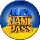 Логотип телеграм спільноти - Alex Game Pass