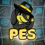 Логотип телеграм спільноти - PES NEWS 📣