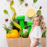 Логотип телеграм спільноти - Nadinka_hama🤍Худнемо смачно 🤤