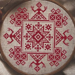 Logo de la comunidad de Telegram — Вишиваємо хрестиком🪡🧵