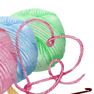 Logo de la comunidad de Telegram — crochet knitting magazine