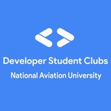 Логотип телеграм спільноти - Developer Student Club NAU
