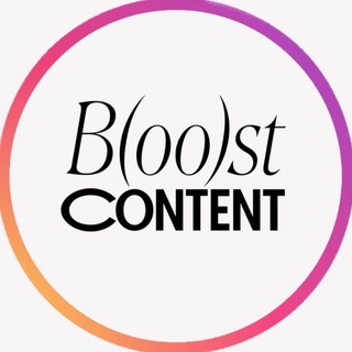 Logo de la comunidad de Telegram — BOOST контент