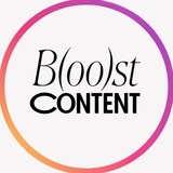 Логотип телеграм спільноти - BOOST контент