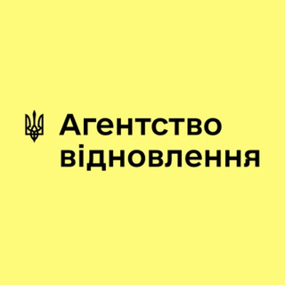 Logotipo de la comunidad de telegram - Агентство відновлення