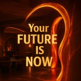 Логотип телеграм спільноти - Your future is now✨