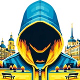 Логотип телеграм спільноти - Харківський Саньок