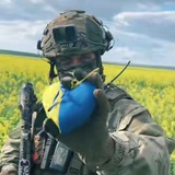 Логотип телеграм спільноти - Воїни України