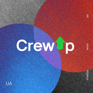 Логотип телеграм спільноти - CrewUp Нетворкінг креативних людей